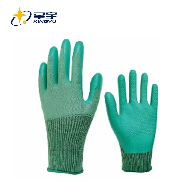 13G POLYESTER AND SPANDEX SHELL ECO-LATEX PALM COATED 